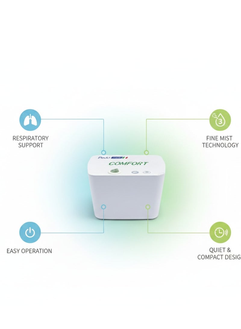 Pedo Comfort Italy Nebulizer – Therapeutic Steam Inhalation with a 2-Year Warranty - Image 4